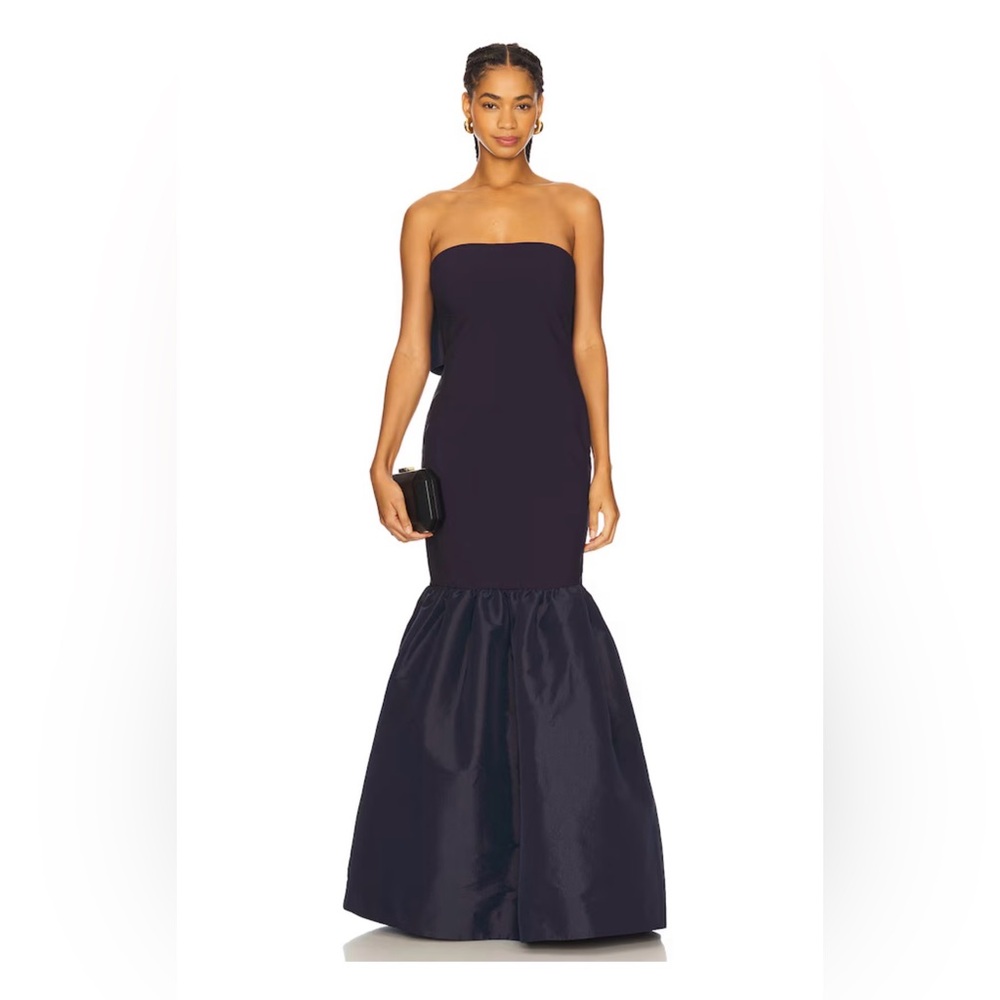 LIKELY Strapless Navy Mermaid Gown from Saks 5th Avenue, Size 6